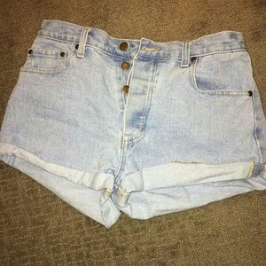 High waist shorts
